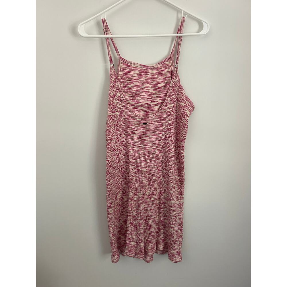 O'Neill Morette Spacedye Dress-Barbie Pink Mini Length Tank Dress NWT - Picture 5 of 11